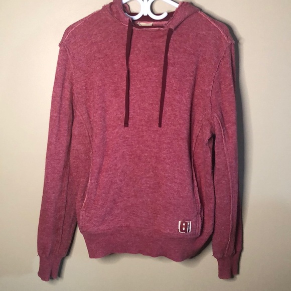 Diesel wool blend raw hem hoodie with pouch - Picture 1 of 7